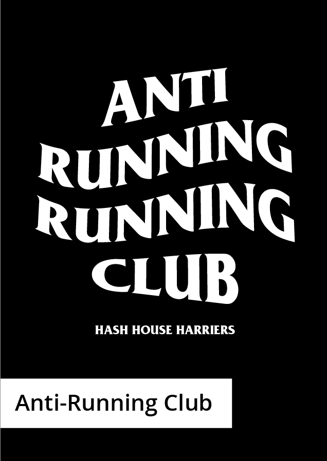 Anti-Running Running Club hash haberdashery collection